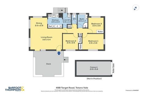 Photo of property in 2/49 Target Road, Totara Vale, Auckland, 0629