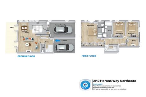 Photo of property in 2/12 Herons Way, Northcote, Auckland, 0627