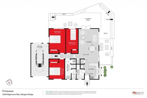 Photo of property in 2/56 Ridgemount Rise, Mangere Bridge, Auckland, 2022