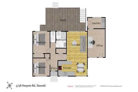 Photo of property in 3/38 Onepoto Road, Hauraki, Auckland, 0622