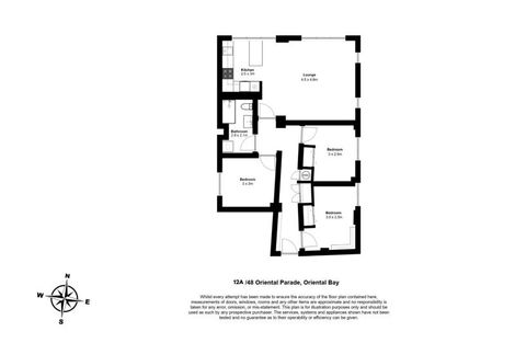 Photo of property in Fountain Court, 13/48 Oriental Parade, Oriental Bay, Wellington, 6011