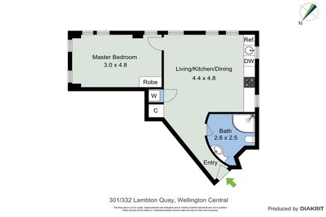 Photo of property in The Quay, 3/332a1 Lambton Quay, Wellington Central, Wellington, 6011