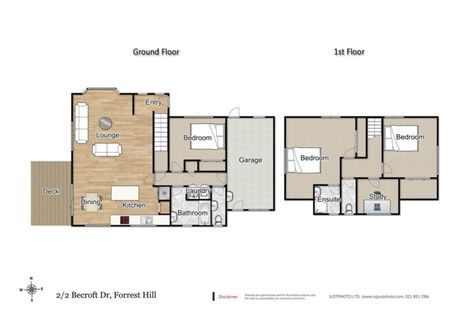 Photo of property in 2/2 Becroft Drive, Forrest Hill, Auckland, 0620