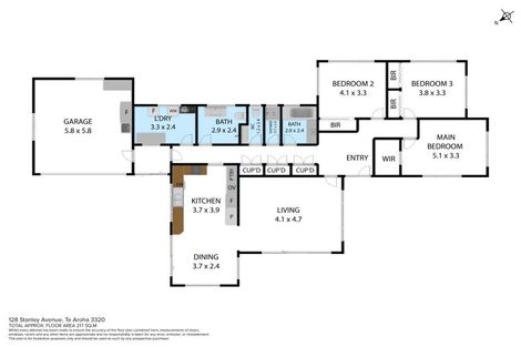 Photo of property in 128 Stanley Avenue, Te Aroha, 3320