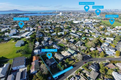 Photo of property in 24 Arrow Road, Forrest Hill, Auckland, 0620