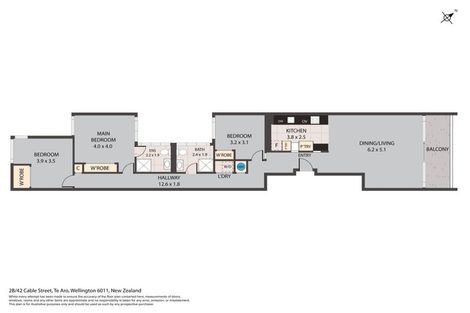 Photo of property in Portal Apartments, 2b/42 Cable Street, Te Aro, Wellington, 6011