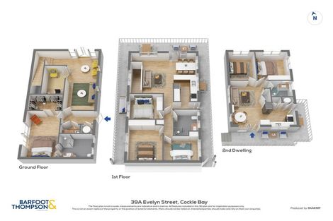 Photo of property in 39a Evelyn Road, Cockle Bay, Auckland, 2014