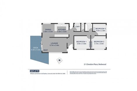 Photo of property in 21 Clivedon Place, Redwood, Christchurch, 8051