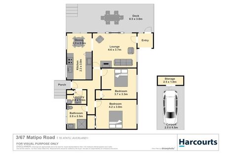 Photo of property in 3/67 Matipo Road, Te Atatu Peninsula, Auckland, 0610