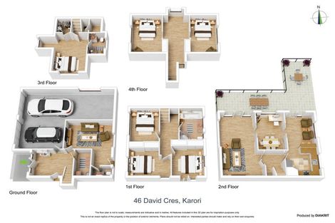 Photo of property in 46 David Crescent, Karori, Wellington, 6012