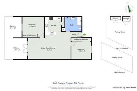 Photo of property in Grosvenor Cl, 6/6 Brown Street, Mount Cook, Wellington, 6021