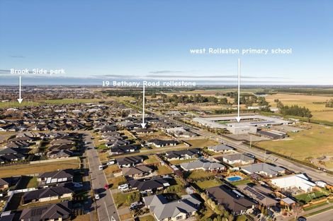 Photo of property in 19 Bethany Road, Rolleston, 7614