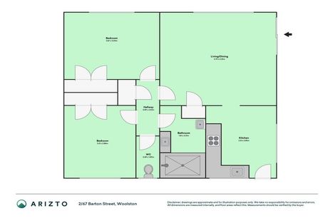 Photo of property in 1/67 Barton Street, Woolston, Christchurch, 8023