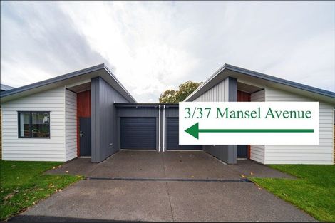 Photo of property in 3/37 Mansel Avenue, Hillcrest, Hamilton, 3216