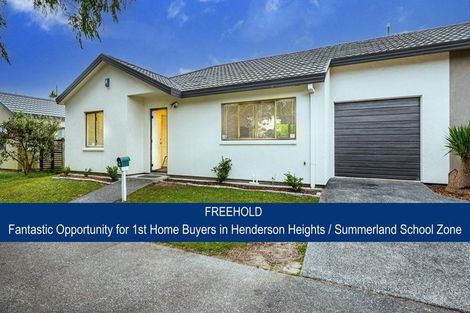 Photo of property in 9/17 Neta Grove, Henderson, Auckland, 0612