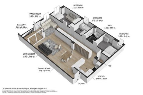 Photo of property in Tennyson Apartments, 11/25 Tennyson Street, Te Aro, Wellington, 6011