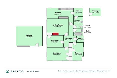 Photo of property in 60 Harper Street, Gonville, Whanganui, 4501