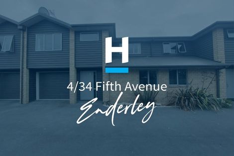 Photo of property in 4/34 Fifth Avenue, Enderley, Hamilton, 3214