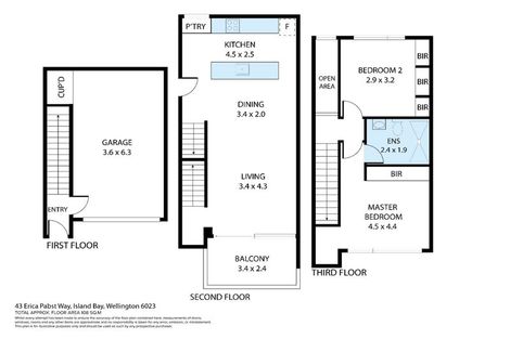 Photo of property in 43 Erica Pabst Way, Island Bay, Wellington, 6023