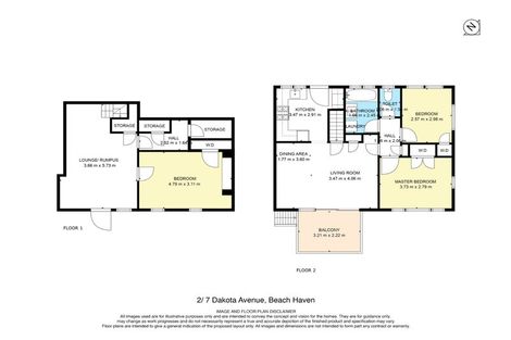 Photo of property in 2/7 Dakota Avenue, Beach Haven, Auckland, 0626