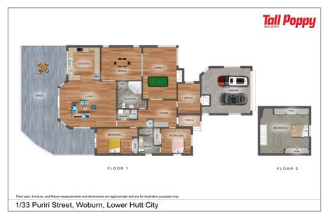 Photo of property in 1/33 Puriri Street, Woburn, Lower Hutt, 5010