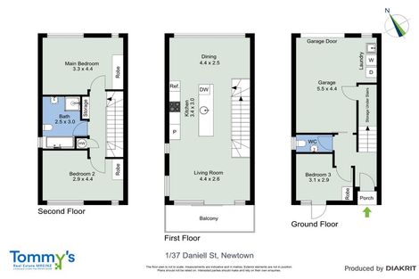 Photo of property in 1/37 Daniell Street, Newtown, Wellington, 6021