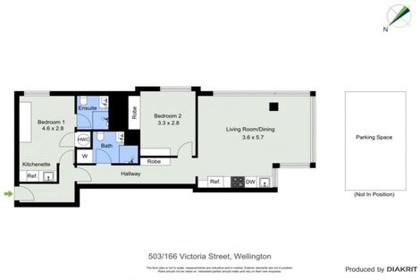 Photo of property in Vsp South, 503/166 Victoria Street, Te Aro, Wellington, 6011