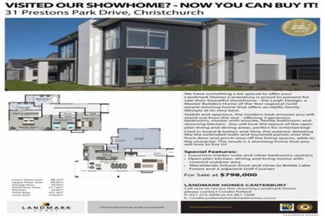 Photo of property in 31 Prestons Park Drive, Marshland, Christchurch, 8083