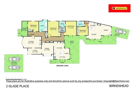 Photo of property in 2 Glade Place, Birkenhead, Auckland, 0626