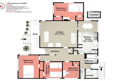 Photo of property in 2 Ellis Avenue, Mount Roskill, Auckland, 1041