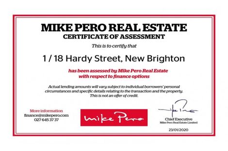 Photo of property in 1/18 Hardy Street, New Brighton, Christchurch, 8061