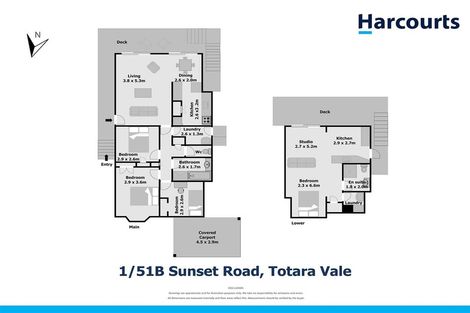 Photo of property in 1/51b Sunset Road, Totara Vale, Auckland, 0632