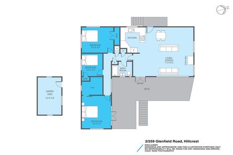 Photo of property in 2/259 Glenfield Road, Hillcrest, Auckland, 0627