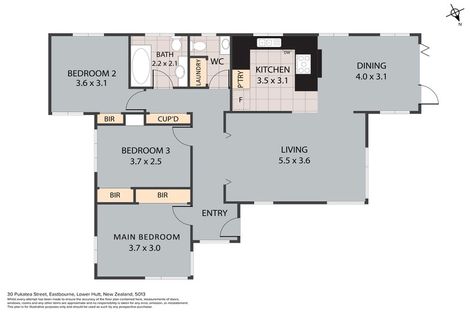 Photo of property in 30 Pukatea Street, Eastbourne, Lower Hutt, 5013