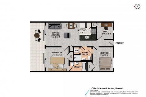 Photo of property in 1c/28 Stanwell Street, Parnell, Auckland, 1052