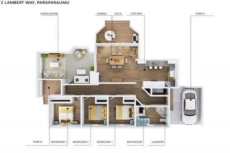 Photo of property in 2 Lambert Way, Paraparaumu, 5032