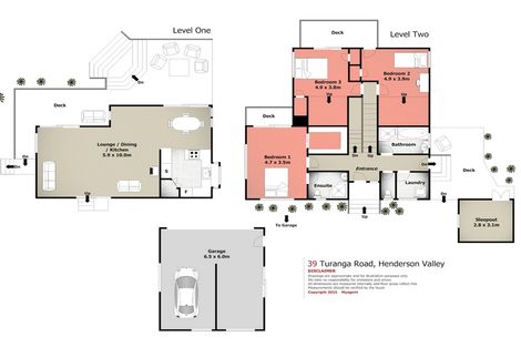 Photo of property in 39 Turanga Road, Henderson Valley, Auckland, 0612