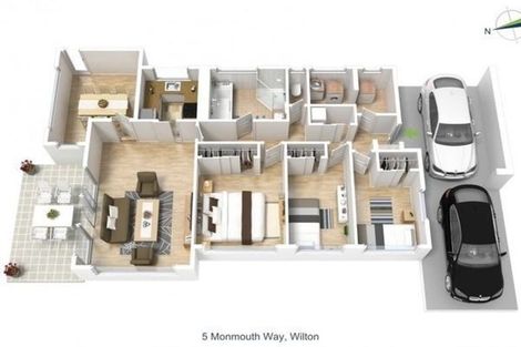 Photo of property in 5 Monmouth Way, Wilton, Wellington, 6012