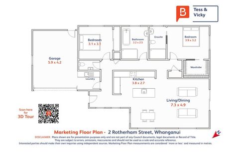 Photo of property in 2 Rotherham Street, Aramoho, Whanganui, 4500