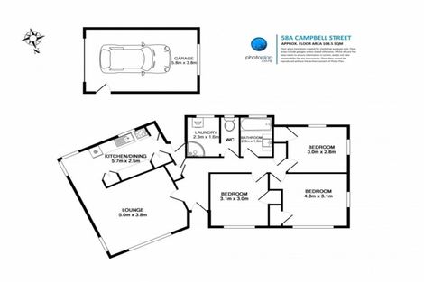 Photo of property in 58a Campbell Street, Leamington, Cambridge, 3432