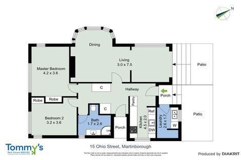 Photo of property in 15 Ohio Street, Martinborough, 5711