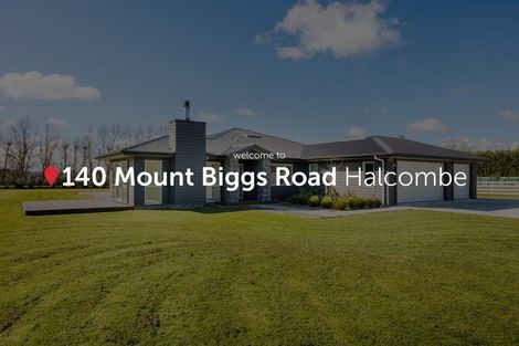 Photo of property in 140 Mount Biggs Road, Halcombe, 4779