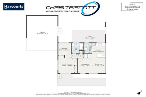 Photo of property in 1/587 Glenfield Road, Totara Vale, Auckland, 0629