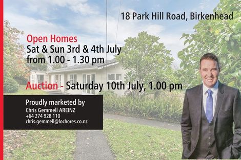 Photo of property in 18 Park Hill Road, Birkenhead, Auckland, 0626
