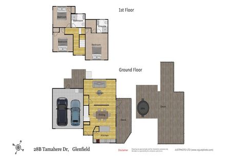 Photo of property in 28b Tamahere Drive, Glenfield, Auckland, 0629