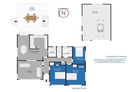 Photo of property in 63 Heybridge Street, Manurewa, Auckland, 2102