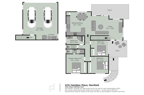 Photo of property in 2/1a Hamilton Place, Glenfield, Auckland, 0629