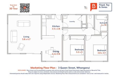 Photo of property in 3 Queen Street, Aramoho, Whanganui, 4500