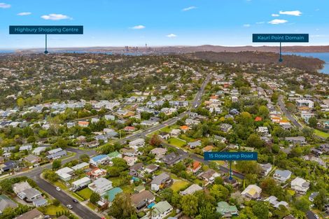 Photo of property in 15 Rosecamp Road, Beach Haven, Auckland, 0626