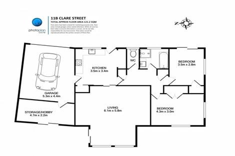 Photo of property in 11b Clare Street, Cambridge, 3434